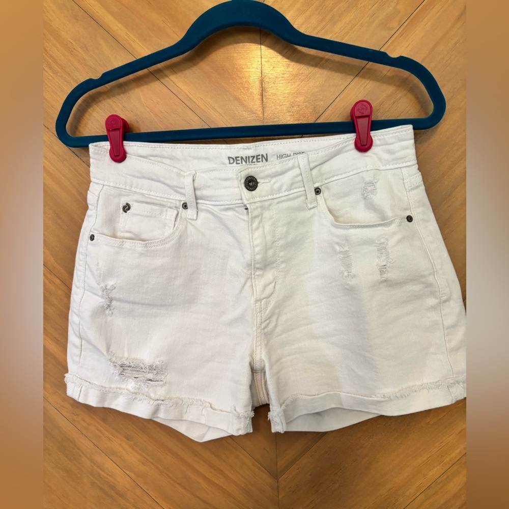 Denizen from Levi's Women's White Jean Shorts